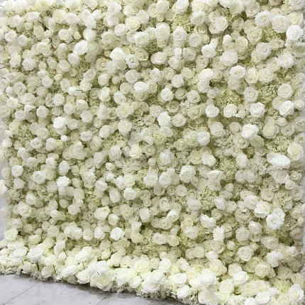 White Flower Wall 8x8- Rental