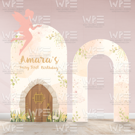 FAIRY BIRTHDAY Foamboard Backdrop