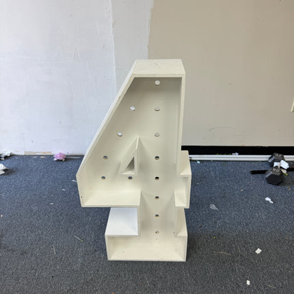 4ft wood marquee no lights. #4