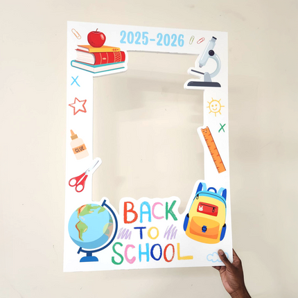 Back to School Photo Frame Handheld Cutout