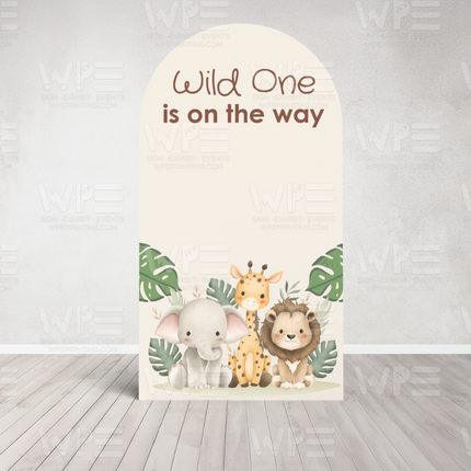 Wild One is On The Way Safari Backdrop II