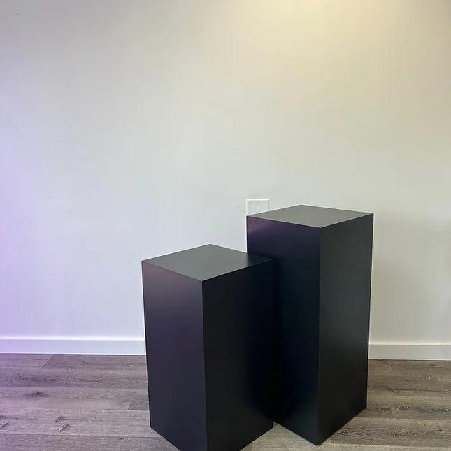 Black Squared Cake Stand- Rental