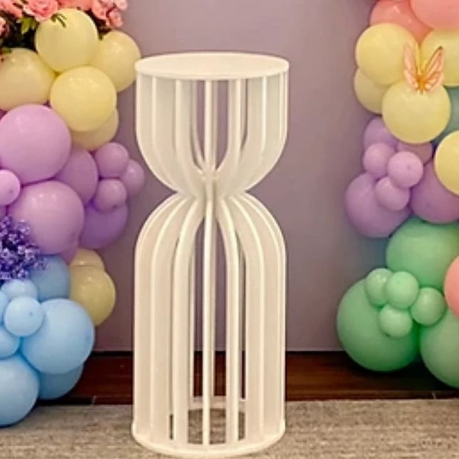 White Fenced Cake Stand- Rental