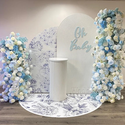 Toile de Jouy- Floral Display- Rental