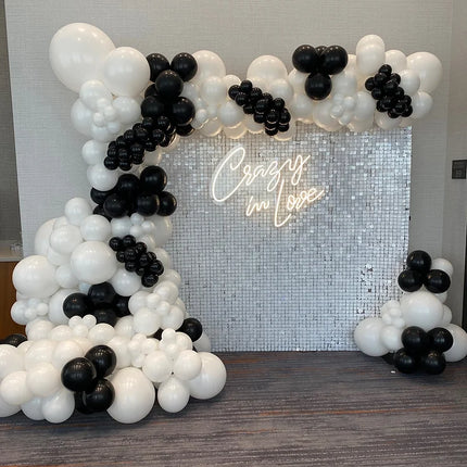 White Shimmer Wall- Rental