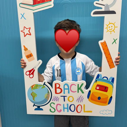 Back to School Photo Frame Handheld Cutout