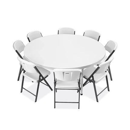 72” White Folding Tables- Rental