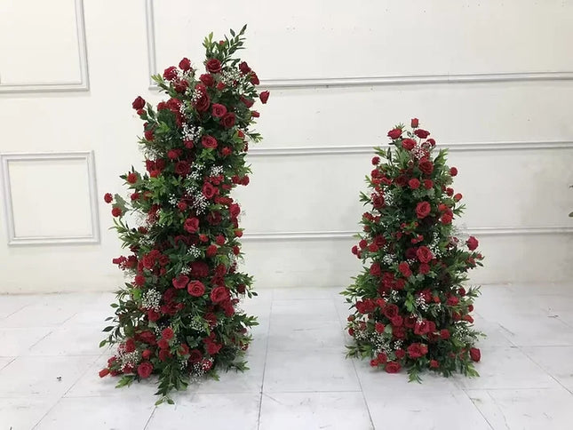 Red Roses Flower Towers- Rental