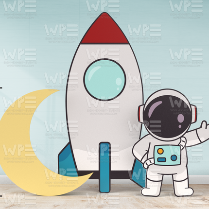 Rocket to the Stars" Backdrop