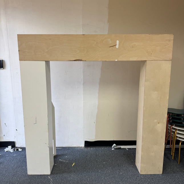 5x5 three piece 3d squared arch wood