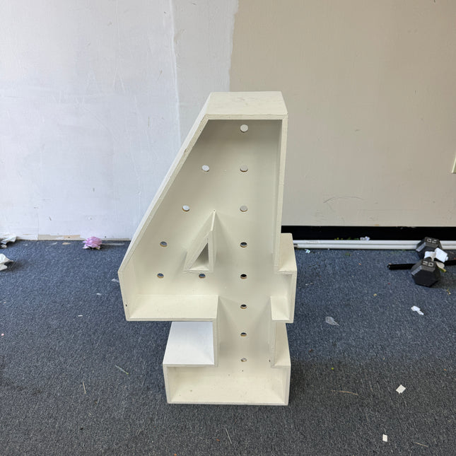 4ft wood marquee no lights. #4