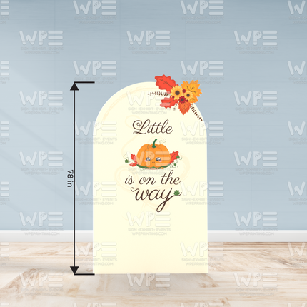 Little Pumpkin on the Way (Tan) 45x78