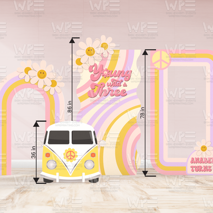 Retro Vibes 70's Backdrop Set
