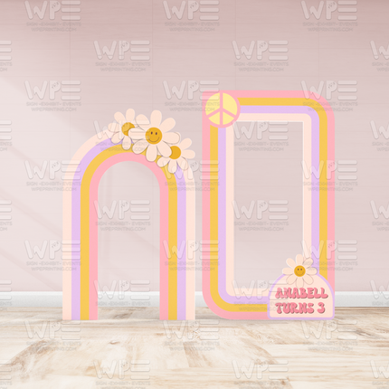 Retro Vibes 70's Backdrop Set