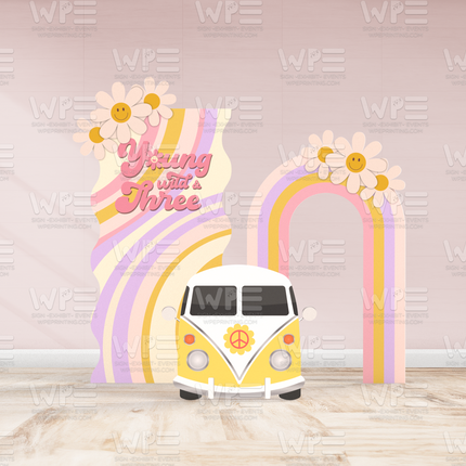 Retro Vibes 70's Backdrop Set
