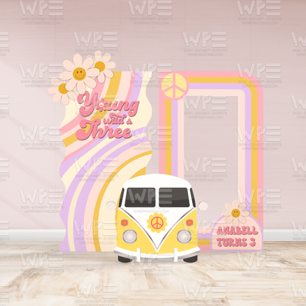 Retro Vibes 70's Backdrop Set
