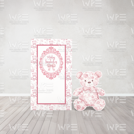 Toile de Jouy Celebration Set – Timeless Elegance in Pink