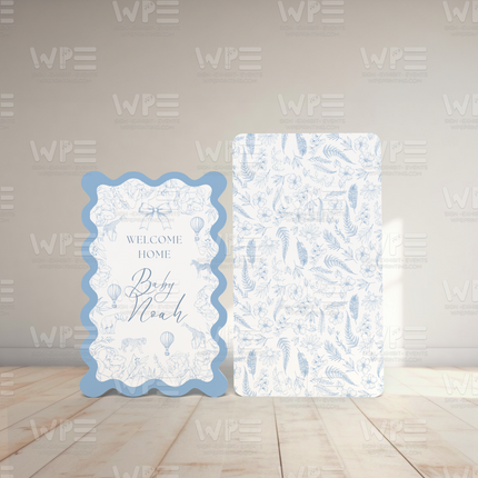 Welcome Baby Toile de Jouy Set