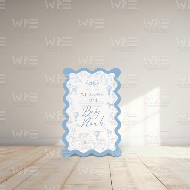 Welcome Baby Toile de Jouy Set