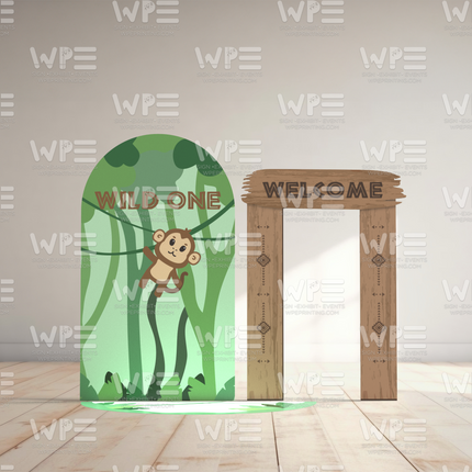 Wild One Safari-Themed Panel Set – Jungle Adventure Decor