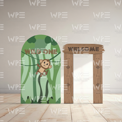 Wild One Safari-Themed Panel Set – Jungle Adventure Decor