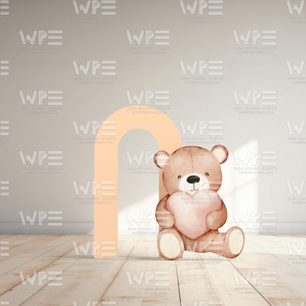We can Bearly Wait Foam Backdrop set