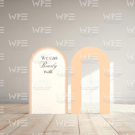 We can Bearly Wait Foam Backdrop set