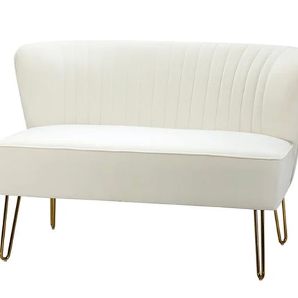 White Loveseat - Rental