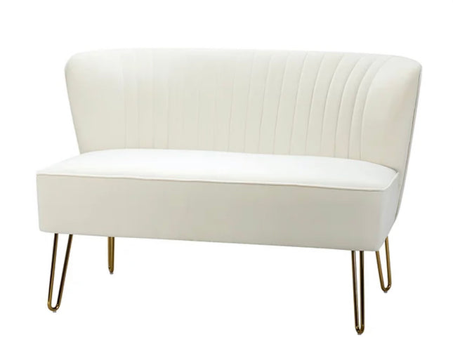 White Loveseat - Rental