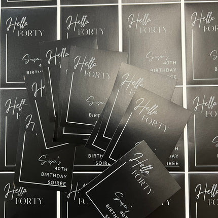 Vinyl Stickers - Permanent Adhesive